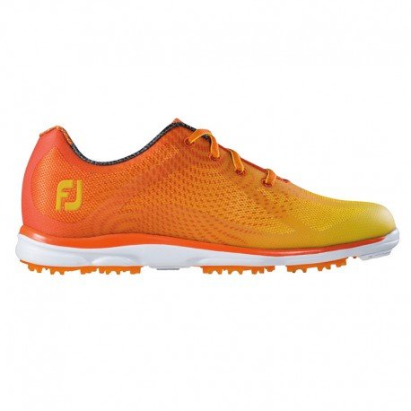 Zapatos de golf Footjoy DAMA 7M emPower naranja y amarillo golfco tienda de golf