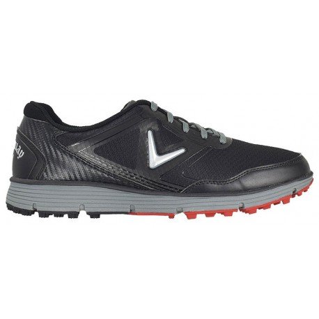 Zapatos de golf Callaway 13M Balboa Vent Negros con gris Hombre sin spikes golfco