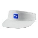 Visera de golf Puma blanca y logo azul ajustable tienda de golf golfco