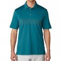 Camiseta de golf Ashworth M mediana verde rayado mariner green engineer blanket
