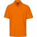 Camiseta de golf Greg Norman S Pequeña Naranja Mandarina Protek Micro Pique hombre Polo