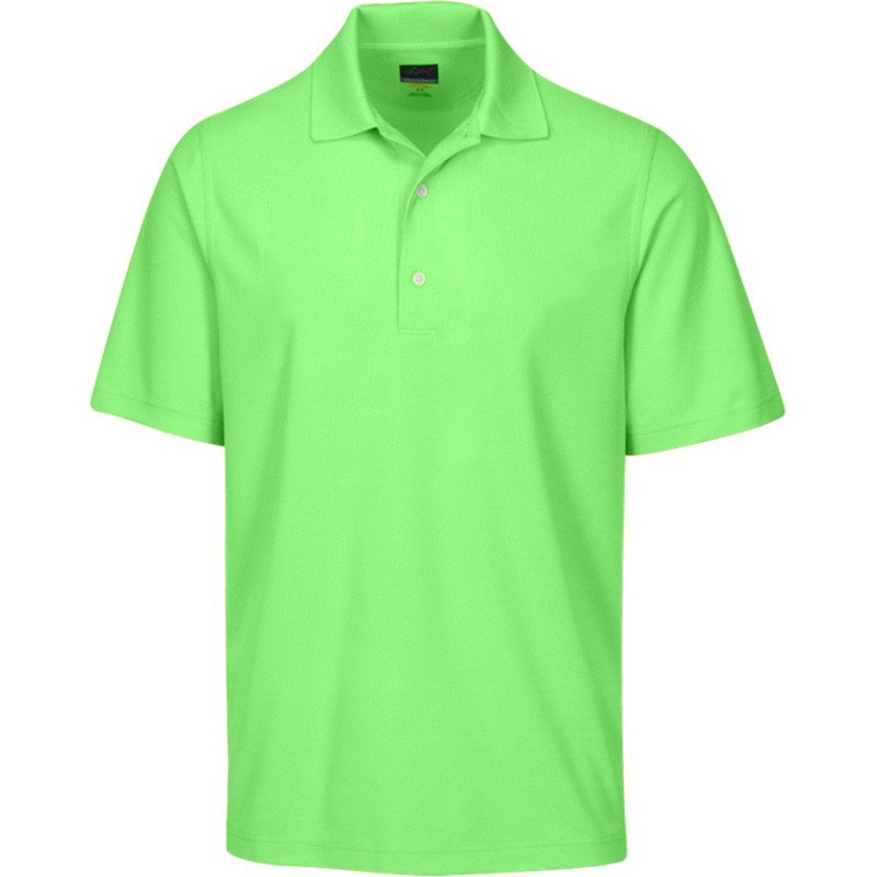 Ropa de golf Camiseta Greg Norman S Verde Isla Protek Micro Pique
