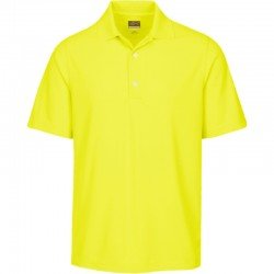 Camiseta de golf Greg Norman M Amarilla Citron Protek Micro Pique hombre Polo