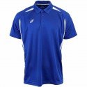 Camiseta de golf Asics S Pequeña Azul Royal con blanco hombre Resolution Polo