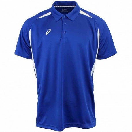 Camiseta de golf Asics 2XL doble Extra grande Azul Royal con blanco hombre Resolution Polo