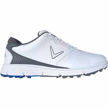 Zapatos de golf Callaway 12M Balboa Sport Blancos con gris Hombre sin spikes