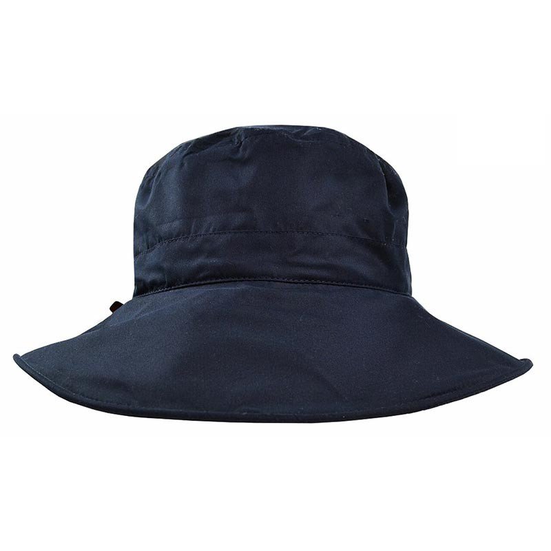 Sombrero de golf azul navy impermeable en golfco tienda on line