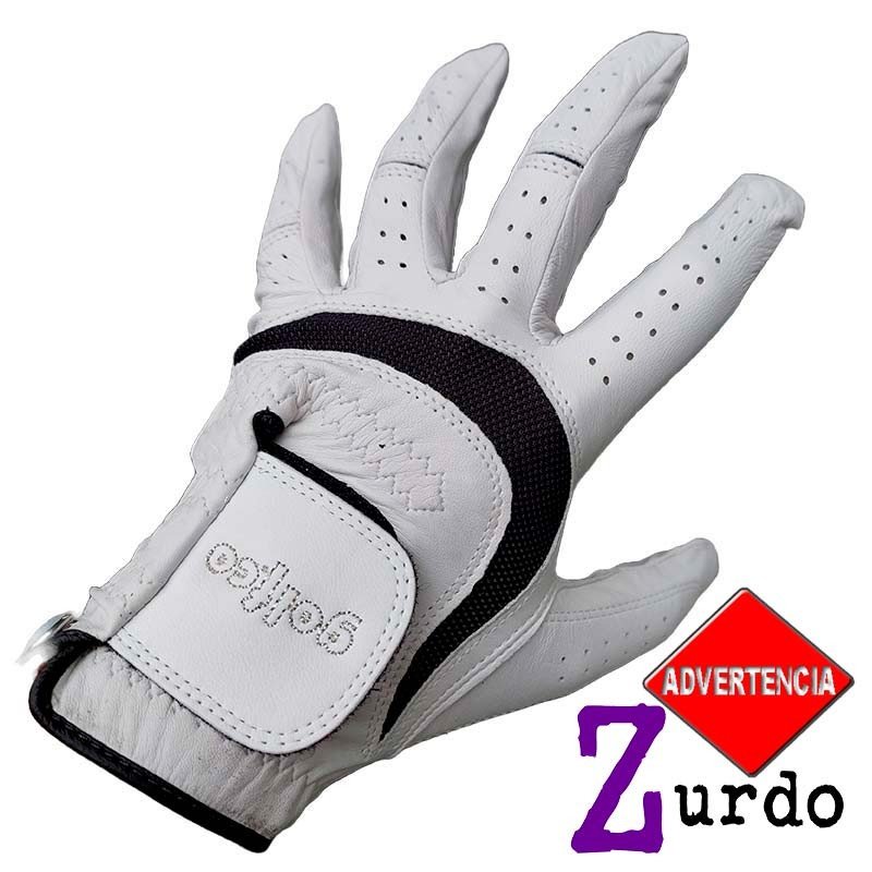 Guante de golf golfco Zurdo L M05 cuero cabretilla o cuero cabretta