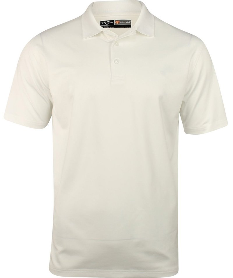 Camiseta de golf Callaway L Blanca Bright Opti Dri  polo tienda de golf golfco