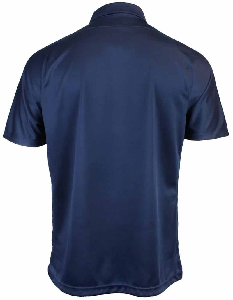 Camiseta de golf asics azul navy blanco Corp 02
