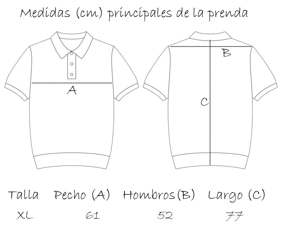 camiseta de golf  polo de golf golfco Medidas XL